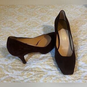 Cole Hahn suede heels